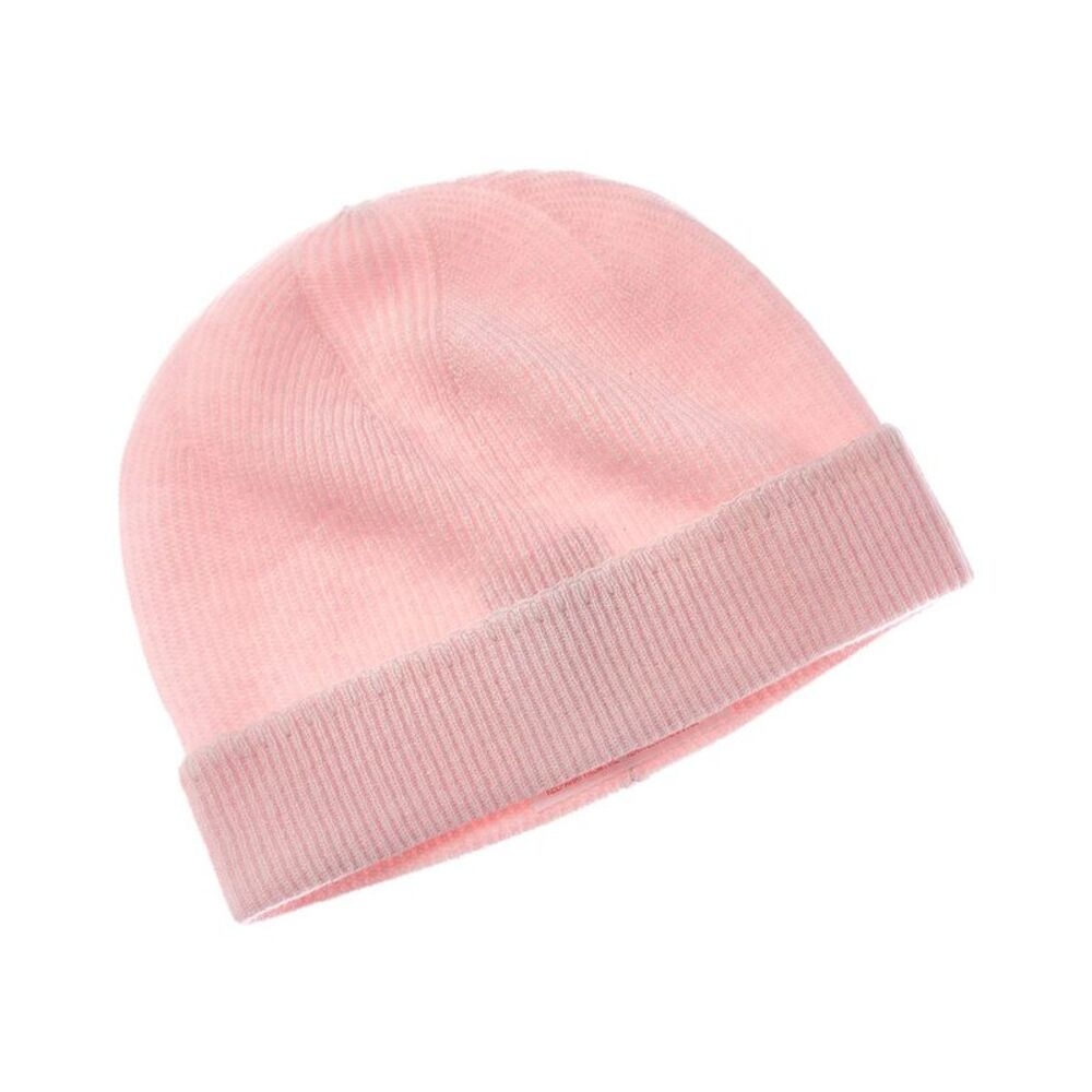 Brodie Cashmere Blanket Stitch Cashmere Beanie, Pink